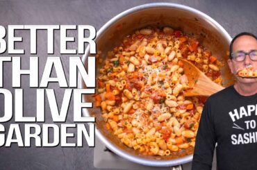 AN INCREDIBLY EASY / DELICIOUS ONE PAN DINNER (BETTER THAN AT OLIVE GARDEN!) | SAM THE COOKING GUY