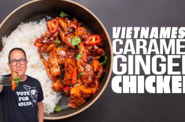AN EPIC ONE PAN DINNER (VIETNAMESE CARAMEL GINGER CHICKEN) | SAM THE COOKING GUY
