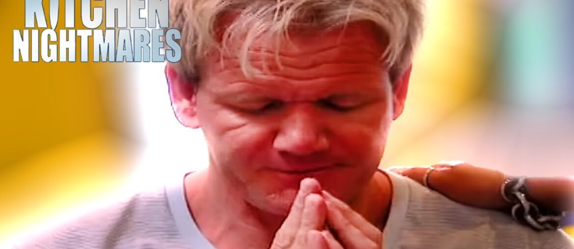 let's say a prayer for gordon as he noms on this food 🙏 | Kitchen Nightmares | Gordon Ramsay