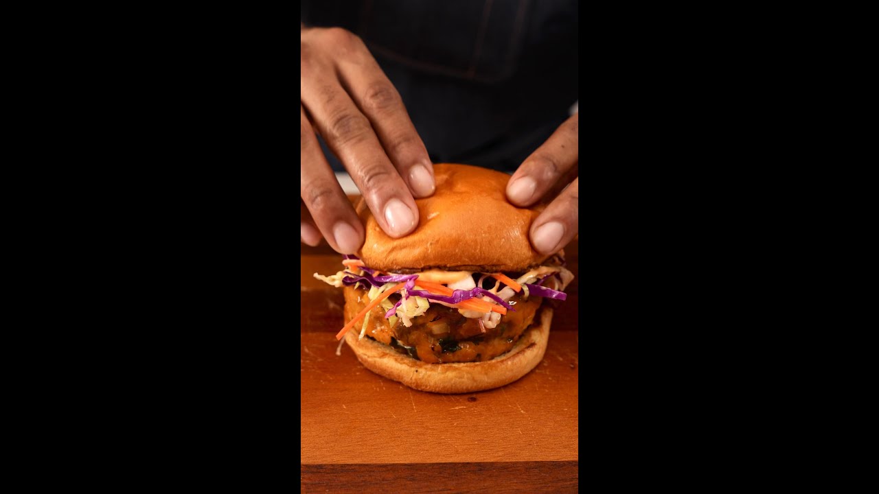 Orange Glazed Salmon Burgers Orange Glazed Salmon Burgers