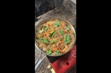 One Pan Shrimp and Lemon Orzo