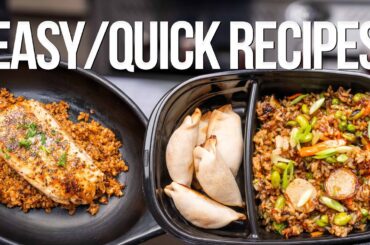 5 QUICK / EASY / DELICIOUS RECIPES THAT ANYONE CAN MAKE! | SAM THE COOKING GUY