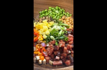 Dense Bean Salad with Spam