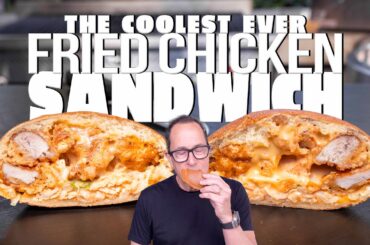 THE BEST (UFO STYLE) FRIED CHICKEN SANDWICH | SAM THE COOKING GUY