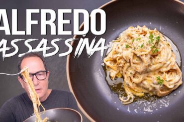 MAX FORCED ME TO MAKE THIS EXPERIMENTAL ALFREDO PASTA AND THE RESULTS... | SAM THE COOKING GUY
