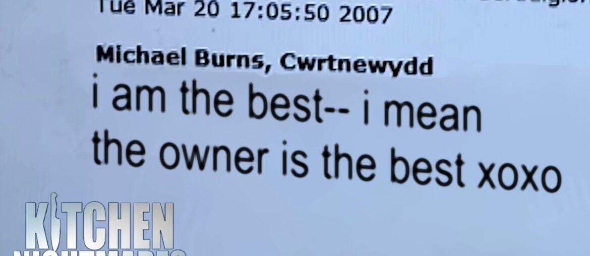 owner writes yelp reviews for his restaurant omg | Full Episodes | Kitchen Nightmares UK