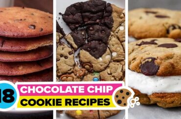 18 Chocolate Chip Cookie Recipe Compilation