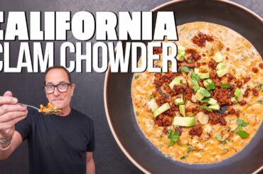 RIDICULOUSLY DELICIOUS CALIFORNIA CLAM CHOWDER RECIPE | SAM THE COOKING GUY