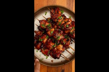 Bourbon Chicken Skewers