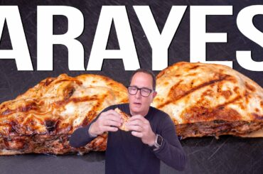 INSANELY JUICY MEAT STUFFED GRILLED PITA (ARAYES) | SAM THE COOKING GUY