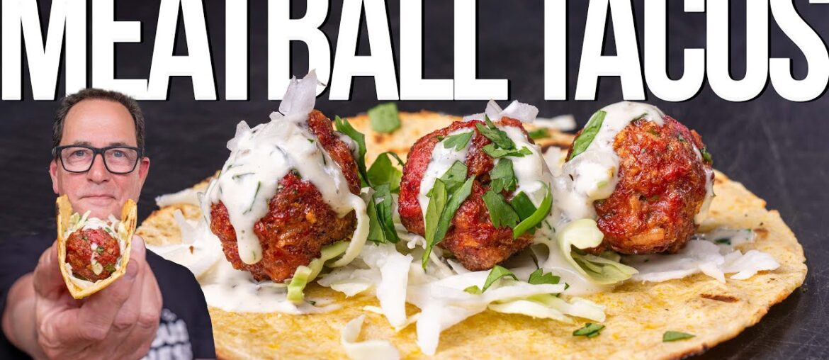 THE BEST MEATBALL TACOS! | SAM THE COOKING GUY