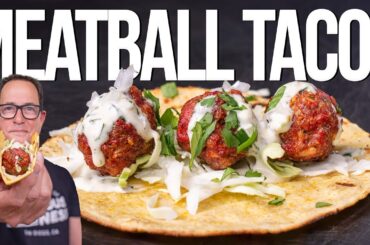 THE BEST MEATBALL TACOS! | SAM THE COOKING GUY