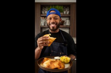 Harissa Shrimp Quesadilla