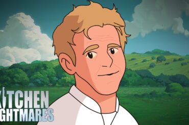 gordon ramsay in ghibli art style but i drew it myself | Full Episodes | Kitchen Nightmares
