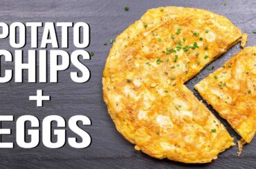 ALL YOU NEED ARE EGGS & POTATO CHIPS TO MAKE THIS INSANELY DELICIOUS BREAKFAST | SAM THE COOKING GUY