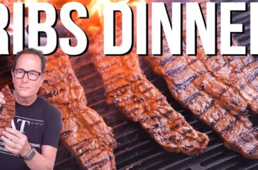 KOREAN FLANKEN RIBS GRILLED TO PERFECTION & THEN TURNED INTO AN EPIC DINNER! | SAM THE COOKING GUY