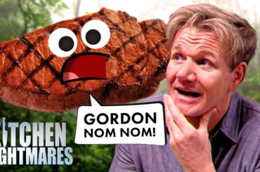 guys i think the food is trying to eat gordon | Kitchen Nightmares | Gordon Ramsay