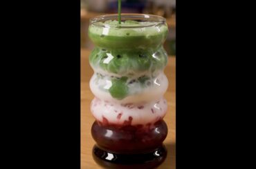 Cherry Vanilla Matcha Latte