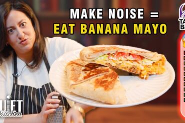 Crunchwrap Supreme ASMR challenge | Quiet Kitchen | Nicole Hendizadeh