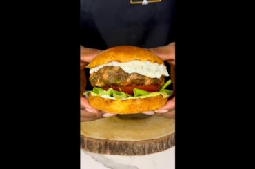 Grilled Jerk Salmon Burgers