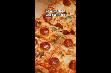Easy Cottage Cheese Pizza