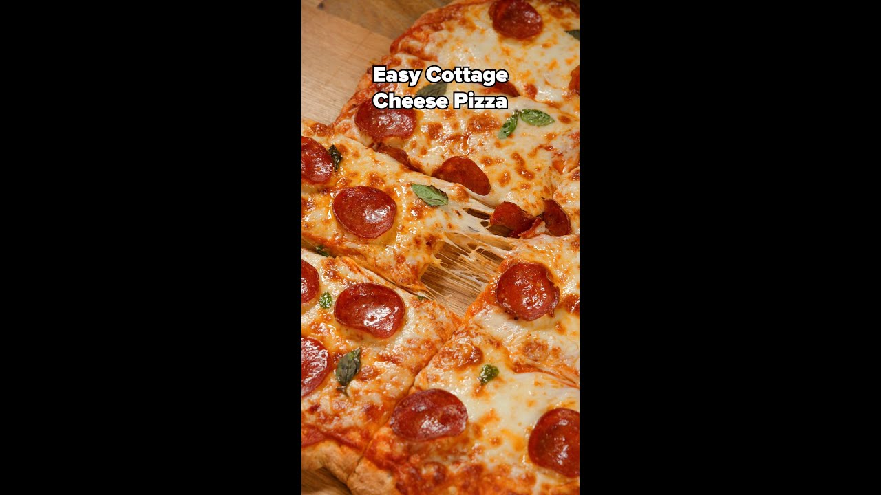 Easy Cottage Cheese Pizza Easy Cottage Cheese Pizza