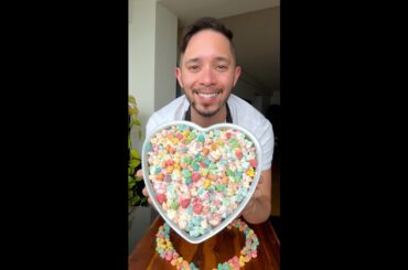 Rainbow Heart Marshmallow Treat