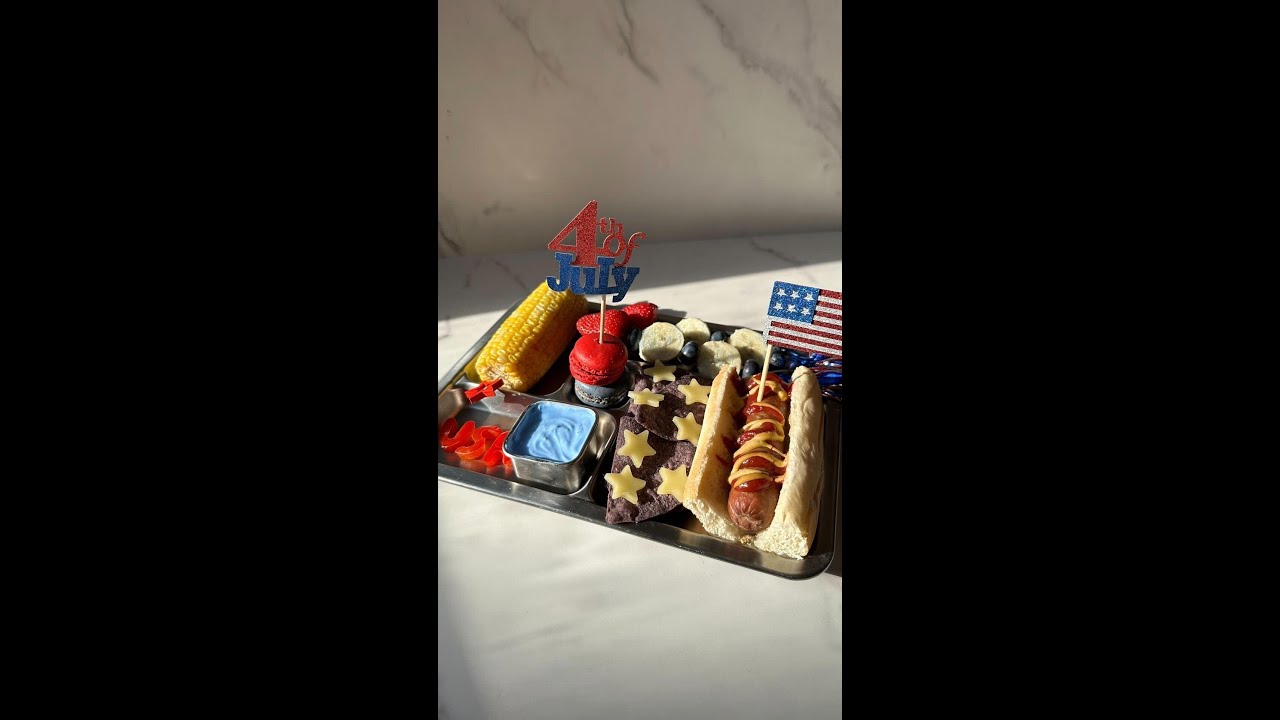 4th of July Plate 4th of July Plate