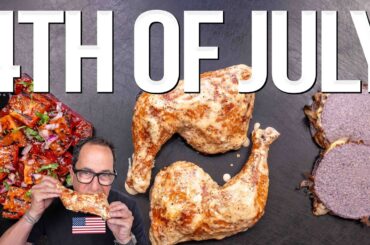 THE ONLY 4TH OF JULY RECIPES YOU NEED - RED, WHITE & BLUE EDITION! | SAM THE COOKING GUY