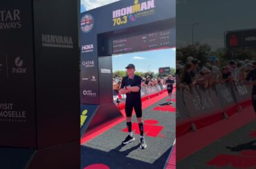 Ironman 70.3….done ! What an amazing day to be back with @ironmantriathlon after all the work !