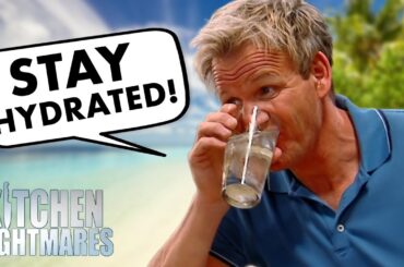 gordon ramsay says stay hydrated kids! | Kitchen Nightmares | Gordon Ramsay