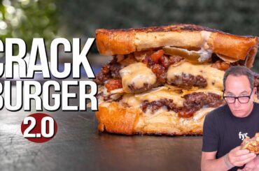 CRACK BURGER 2.0: WE MADE IT EVEN MORE ADDICTIVE 🍔💥 | SAM THE COOKING GUY