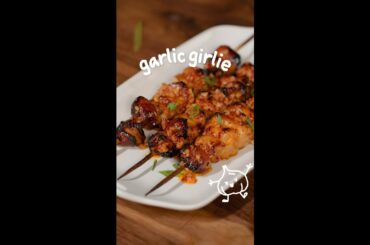 50 Garlic Clove Korean Honey Butter Chicken Skewers