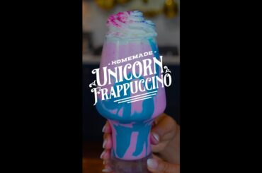 Make Your Own Unicorn Frappuccino | Starbucks Copycat Recipe!