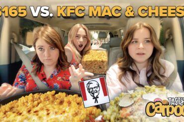 $165 vs $3.49 vs Homemade Mac & Cheese ft. Alix Traeger | Tasty Carpool