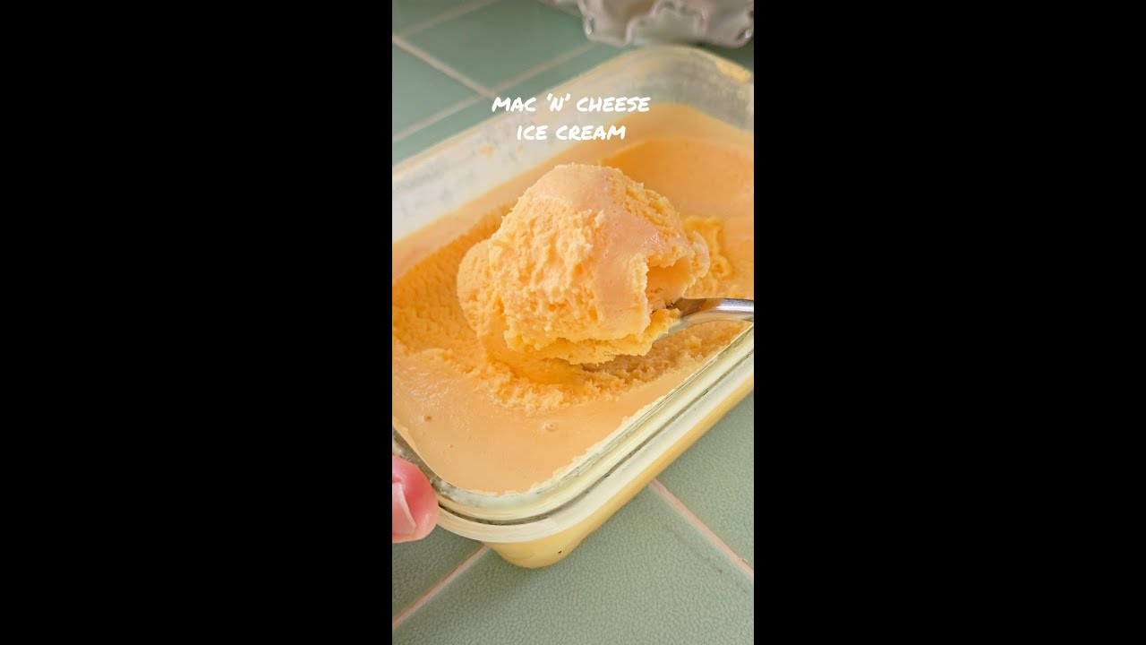 Mac ‘N’ Cheese Ice Cream Mac 'N' Cheese Ice Cream