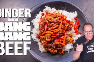 BANG BANG GINGER BEEF (YOU NEED THIS FOR DINNER!) | SAM THE COOKING GUY