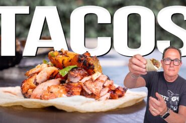 BROWN BUTTER BBQ CHICKEN TACOS (NEXT-LEVEL FLAVOR!) | SAM THE COOKING GUY
