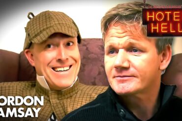 Owner's Jokes And Sherlock Holmes Outfit Tests Gordon's Patience | Full Episode | Hotel Hell