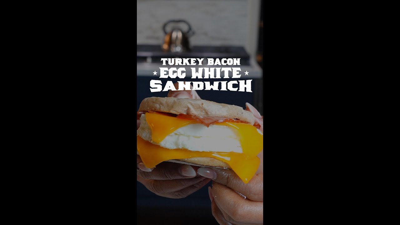 Turkey Bacon Egg White Sandwich Turkey Bacon Egg White Sandwich