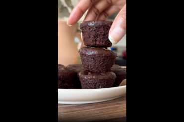 Mini Chocolate Chip Brownie Zucchini Bites