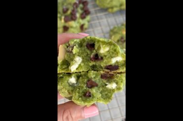Monster Matcha Cookies