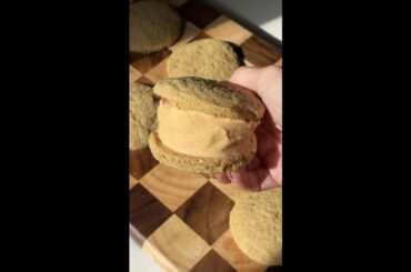 Pumpkin Pie Ice Cream Sandwich