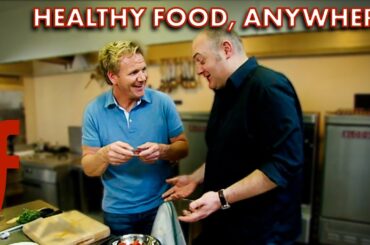 Gordon Ramsay Cooks For Marines, Firefighters & Dara O'Briain | The F Word | Gordon Ramsay