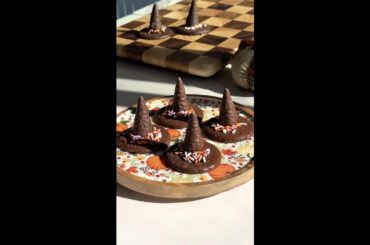 No-Bake Witch Hat Cookies