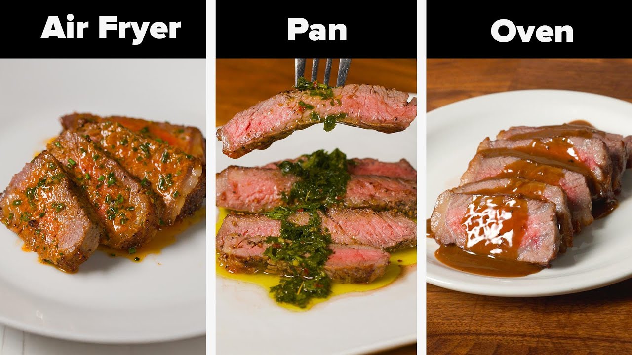 How To Make The Perfect Steak In The Air Fryer vs. Cast Iron vs. Oven How To Make The Perfect Steak In The Air Fryer vs. Cast Iron vs. Oven