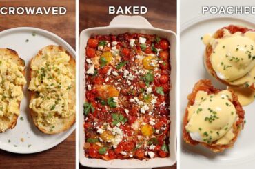 3 Recipes For The Perfect Eggs: Microwave, Baked, & Poached