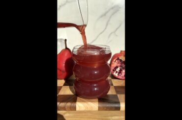 Pear Pomegranate Agua Fresca