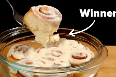The Best Cinnamon Rolls: Air Fryer vs Crockpot vs Oven
