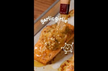 50 Garlic Clove Stuffed Salmon